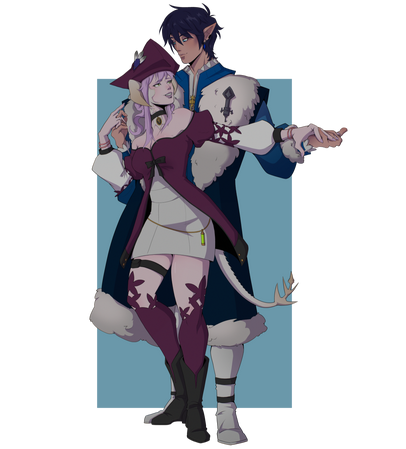 Couple Halfbody
